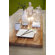 RS Furnishings Pura Vida I Off The Grid Teak Panel in White with Natural Grid
