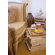 RS Furnishings Pura Vida I Rain Drop Teak Panel in Natural with Gold Drops