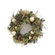 LB International Clear Decorated Wreath With Cones