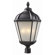 Z-Lite Waverly Outdoor Post Light with Aluminum Frame and Glass Shade