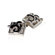 Cuff-Daddy Fleur De Lis Cufflinks in Sterling silver