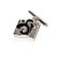 Cuff-Daddy Fleur De Lis Cufflinks in Sterling silver