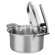 Pyrex Stainless Steel Saucepan with Lid