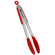 EKCO Silicone Tongs with Red