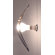 Absolut Lighting Wall Light with Stainless Steel Lampshade