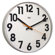 Bai Design Lucite Wall Clock Big No in White