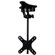 Arrowmounts Flip-down Ceiling or Under-Cabinet Mount in Black for 10-20" LED or LCD TVs