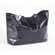 Clava Leather Wellie Market Tote Bag in Black