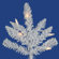 Vickerman Co. Flocked White Spruce 7.5' Artificial Christmas Tree with Clear Lights
