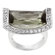 J Goodin Clear Cubic Zirconia Ivy Cradle Cocktail Ring