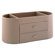 kathy ireland Office by Bush Desktop Organizer in Patent Leather Croc Biege