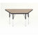 Correll, Inc. Small Trapezoid Activity Table with Standard Legs