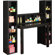 Altra Furniture Parsons Storage Towers and Bridge with Desk Bundle