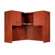 Boss Office Products Corner Table with Hutch