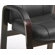 Boss Office Products Leather Guest Chair with Hardwood Arms