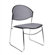 Boss Office Products Chrome Framed Stacking Chair (Set of 4)