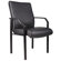 Boss Office Products Leather Guest Chair with Steel Legs