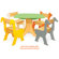 P'kolino Tree Table with Zebra and Giraffe Chairs