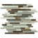 EliteTile Sierra 12" x 11-3/4" Piano Glass and Stone Mosaic Wall Tile in Tundra