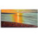 My Art Outlet Hand Painted "Moonlit Sea and Pebbles" Oil Canvas Art