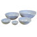 Reston Lloyd Calypso Basics Melamine 5 Piece Mixing Bowl Set in Azure