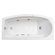 Aston Global 68" Whirlpool Bath Tub in White