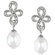 Amour Rice Shaped Pearl Ear Pin Earrings
