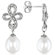 Amour Rice Shaped Pearl Ear Pin Earrings