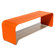 Orange22 Botanist Lines Aluminum Picnic Bench