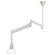 Cotytech Long Reach LCD Ceiling Mount (for flat panel 2.2 lbs to 13.2 lbs)