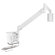 Cotytech Long Reach LCD Monitor Arm with Front Keyboard Holder / Monitor Back Cable Cover