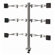 Cotytech Six Monitor Desk Mount Full Swing