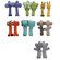 Meo and Friends Figure Pillow Set of 7 (1 of Each Character)