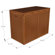 Aqua Teak Spa Teak Large Double 2 Section Hamper