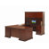 Absolute Office Devon U-Shaped Executive Desk with Right Return and Hutch