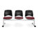 OFM Star Three Chair Beam Seating