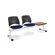 OFM Stars and Moon Three Chair Beam Seating with Table