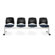 OFM Stars and Moon Four Chair Beam Seating