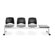 OFM Stars and Moon Four Chair Beam with Table