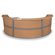 OFM Reception Furniture Triple Unit Curved Station