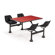 OFM 30" x 48" Group/Cluster Table and Chairs with Laminate Tops