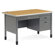 OFM Executive Series Single Pedestal Teacher's Computer Desk with Center Drawer
