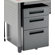 OFM Executive Series Mobile Pedestal File Cabinet with 3 Drawers in Dark Gray