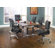 OFM High-Back Leather Sharp Executive Chair with Arms