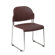 Office Star Products 4-Pack Stack Chair with Black Plastic Seat and Back with Chrome Frame