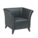 Office Star Products Leather Lounge Chair with Open Wing