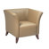 Office Star Products Leather Lounge Chair with Open Wing