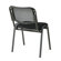 Office Star Products Work Smart Armless Stacking Chair in Black (Set of 2)