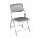Office Star Products Deluxe Folding Chair With ProGrid Seat and Back (2-Pack), Gangable, Beige, Black or Silver