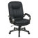 Office Star Products High-Back Leather Executive Chair with Padded Arms